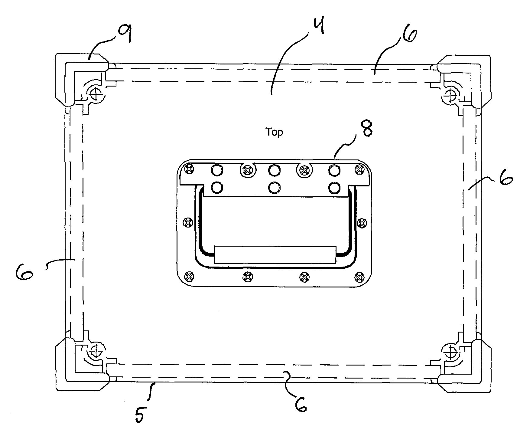 Portable power distribution panel