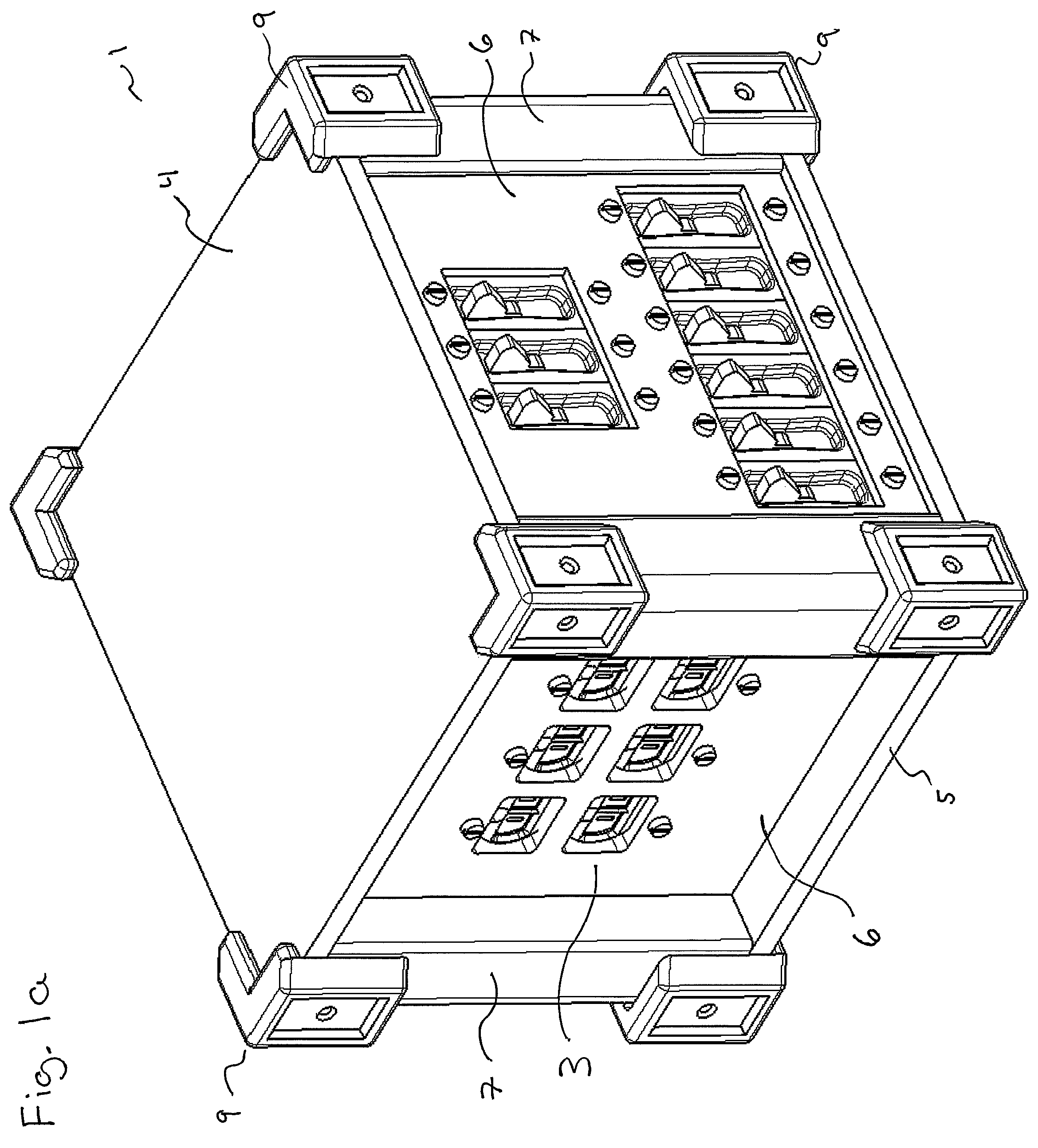 Portable power distribution panel