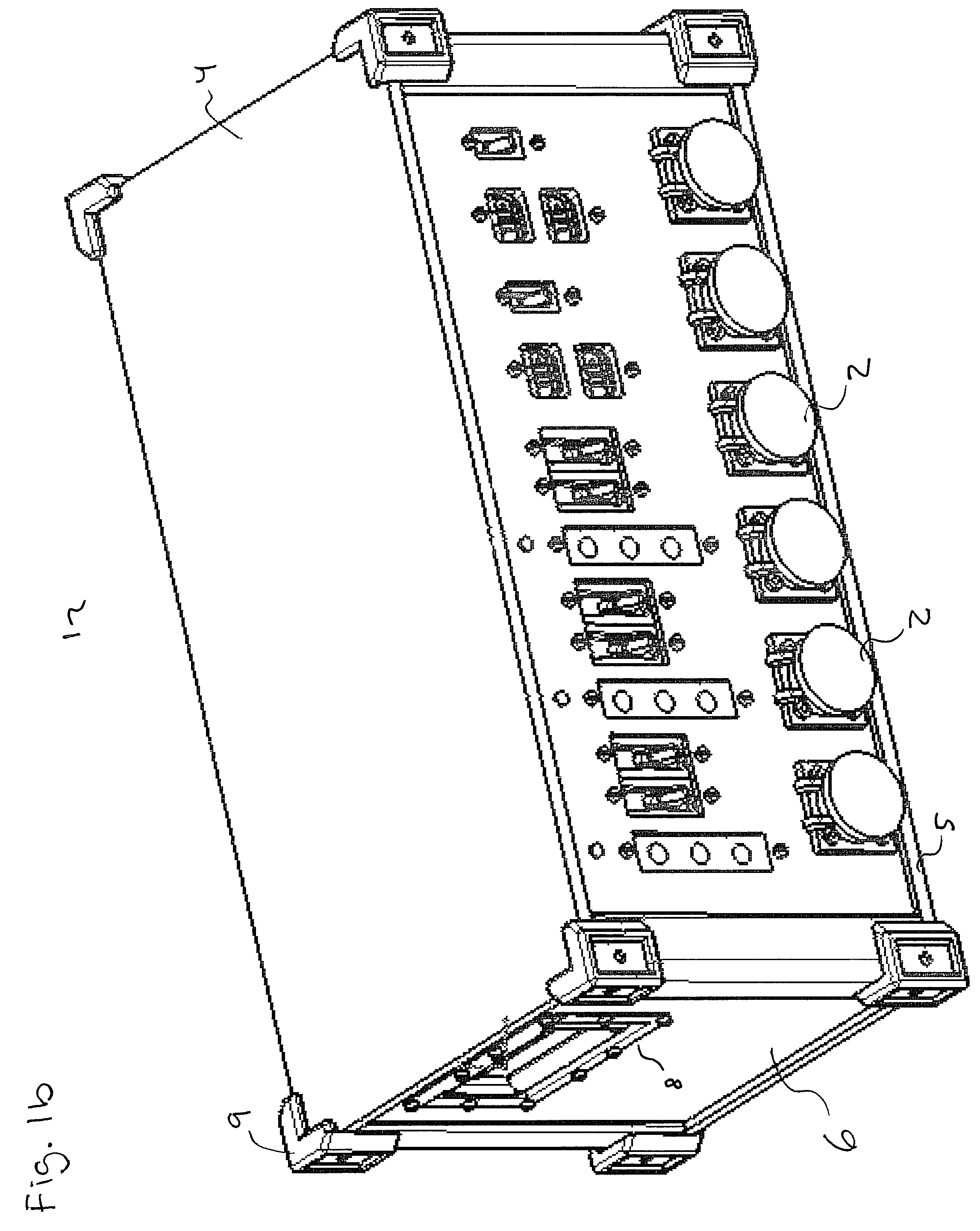 Portable power distribution panel