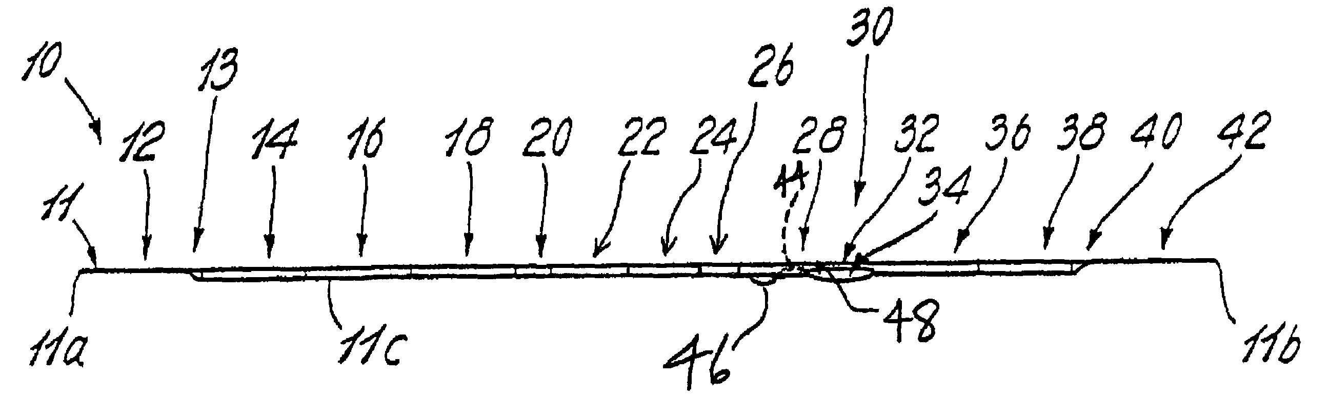 Interproximal tooth coating applicator