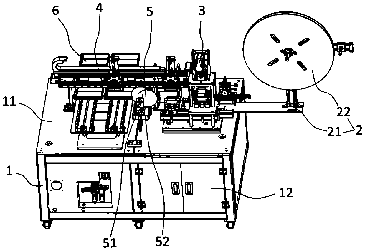 Terminal cutting and packaging machine and packaging method thereof