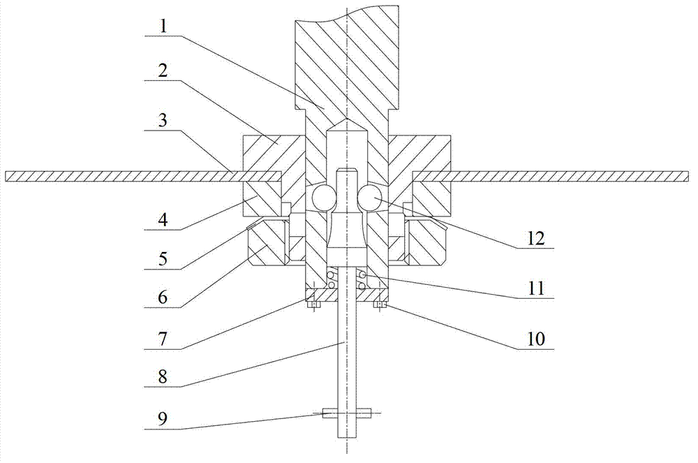 Milling cutter replacement device