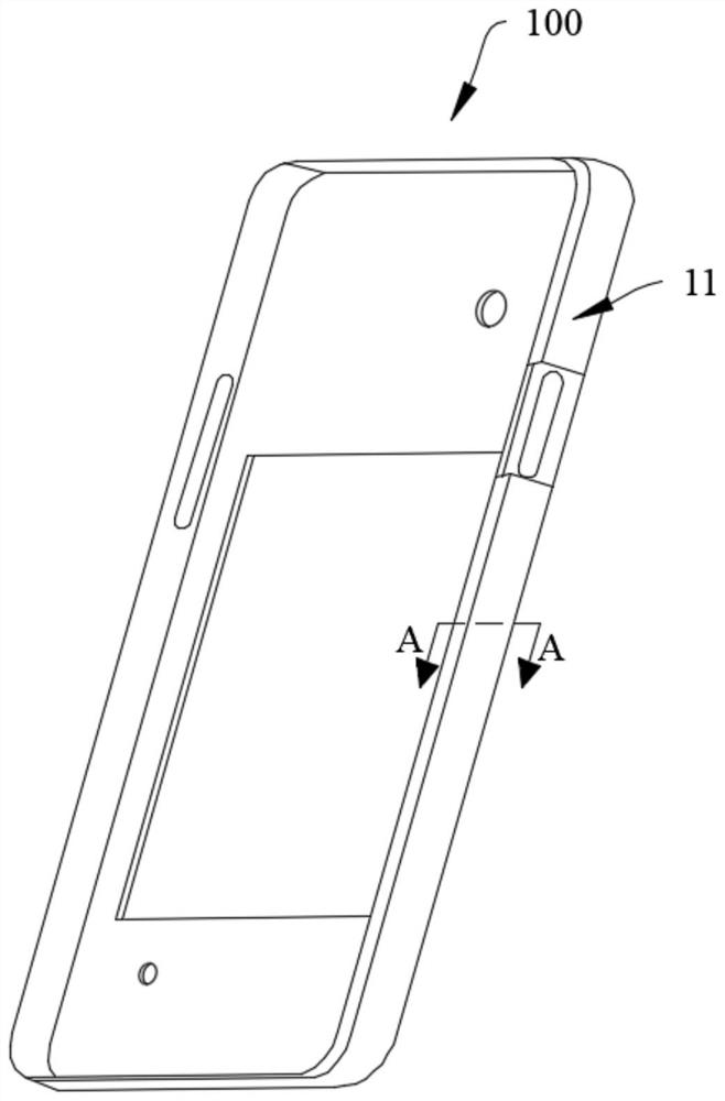 Middle frame of electronic equipment, preparation method of middle frame and electronic equipment