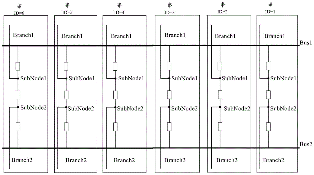 Method and system for producing substation main wiring model used for PSD-BPA simulation