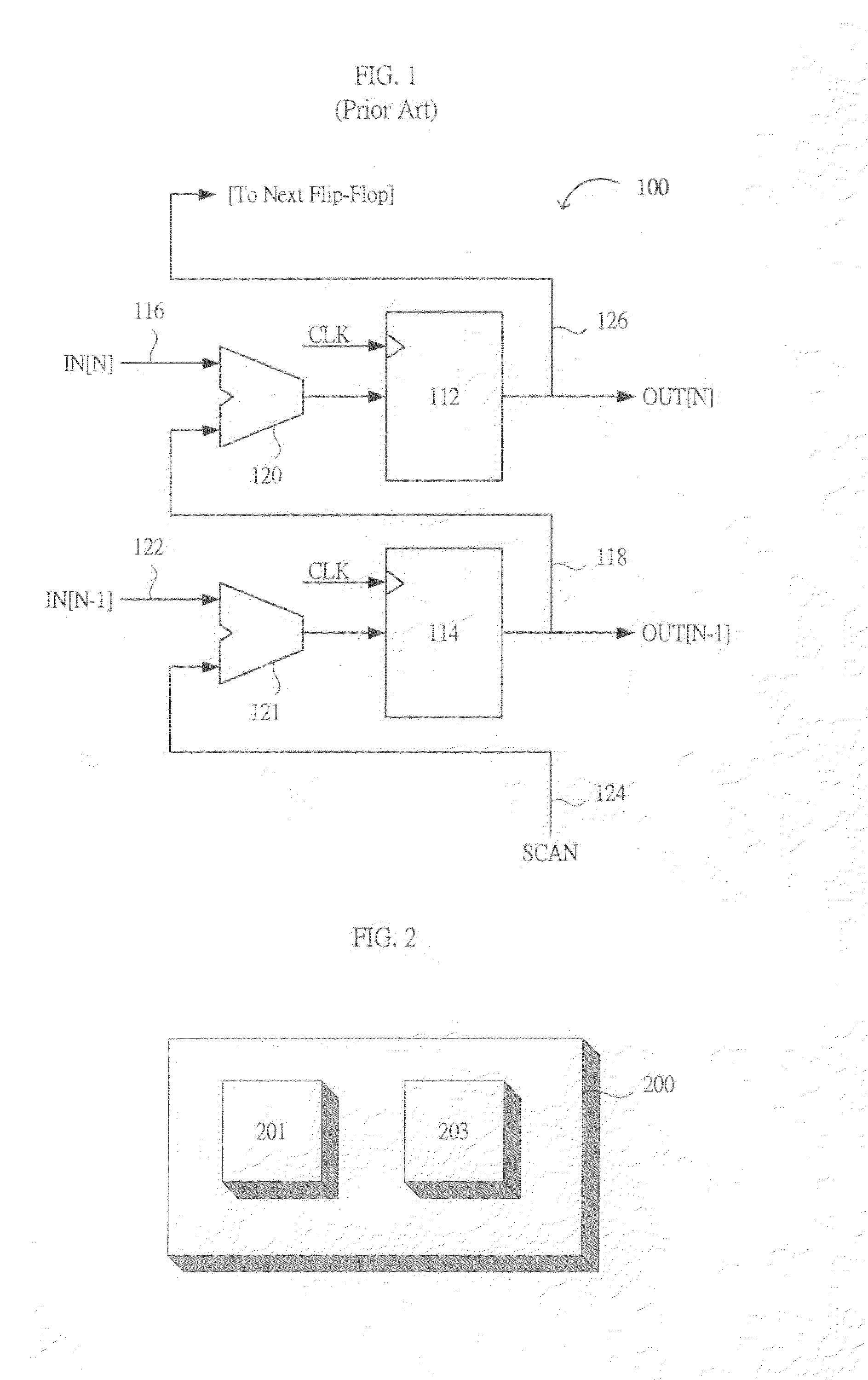 Method and device for scan chain management of dies reused in a multi-chip package