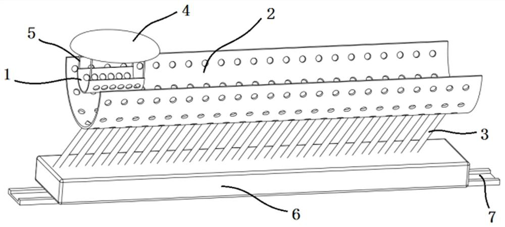 Comprehensive protection type carrying channel and using method thereof