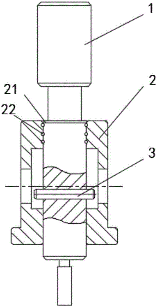 Silencing cavity bottom hole depth gauge