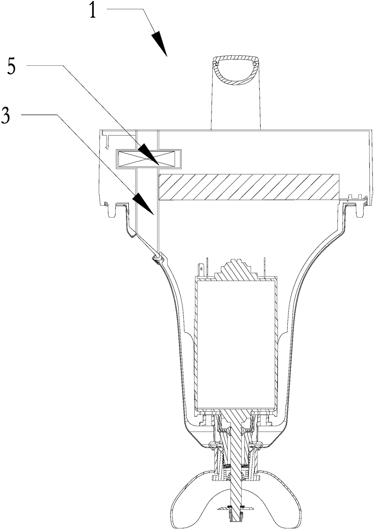 Pulping method for food processor