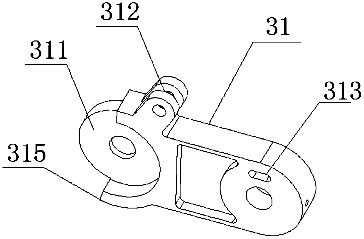 Swing arm unmanned four-wheel drive platform