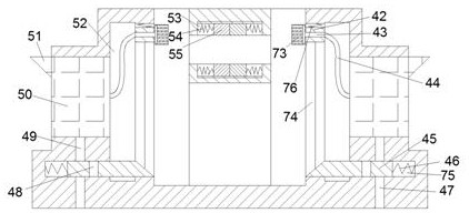 Clothing vapor ironing device with double-side ironing function