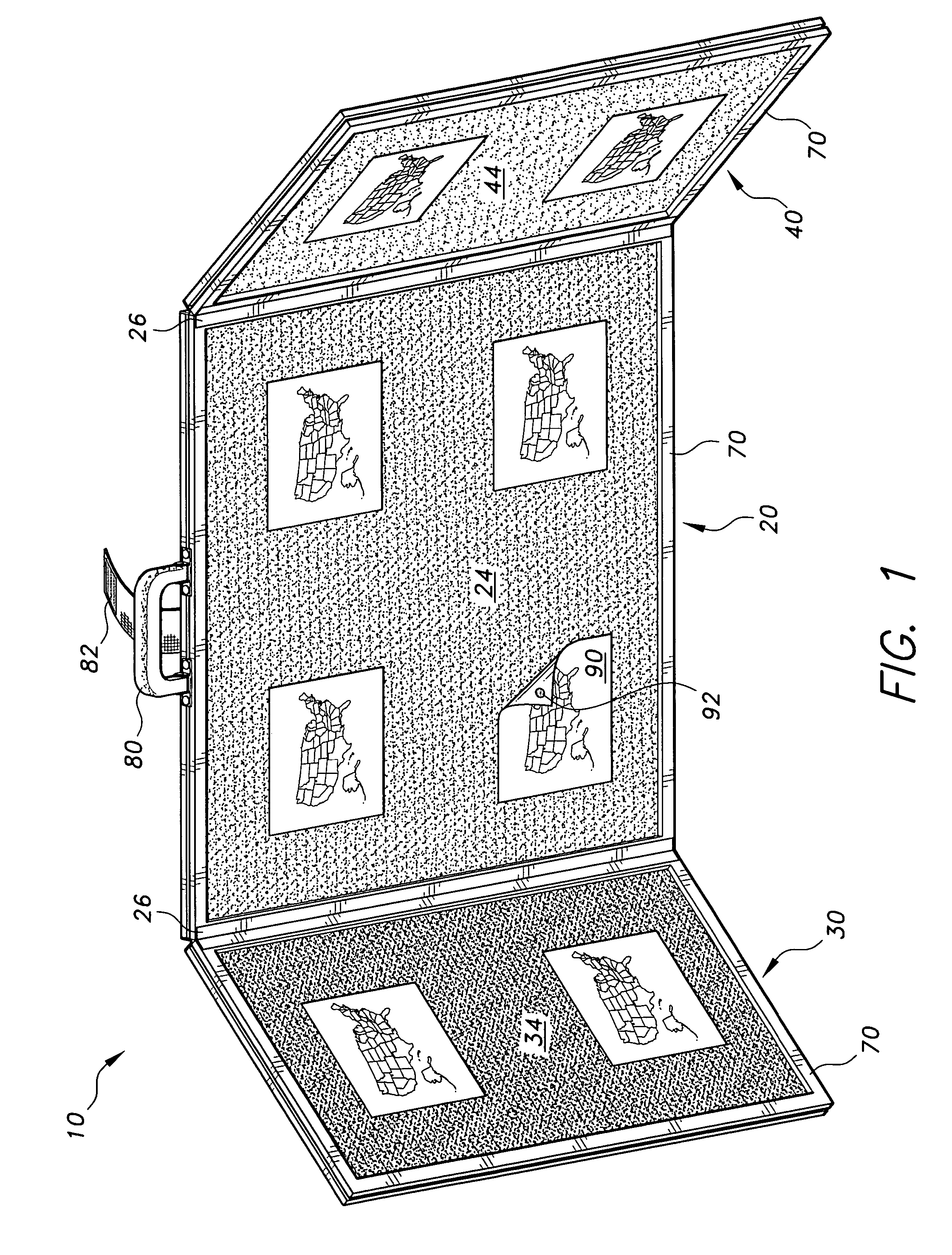 Portable presentation display