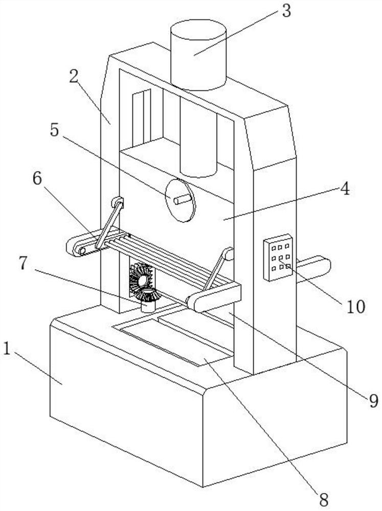 Safe and energy-saving plate bending device