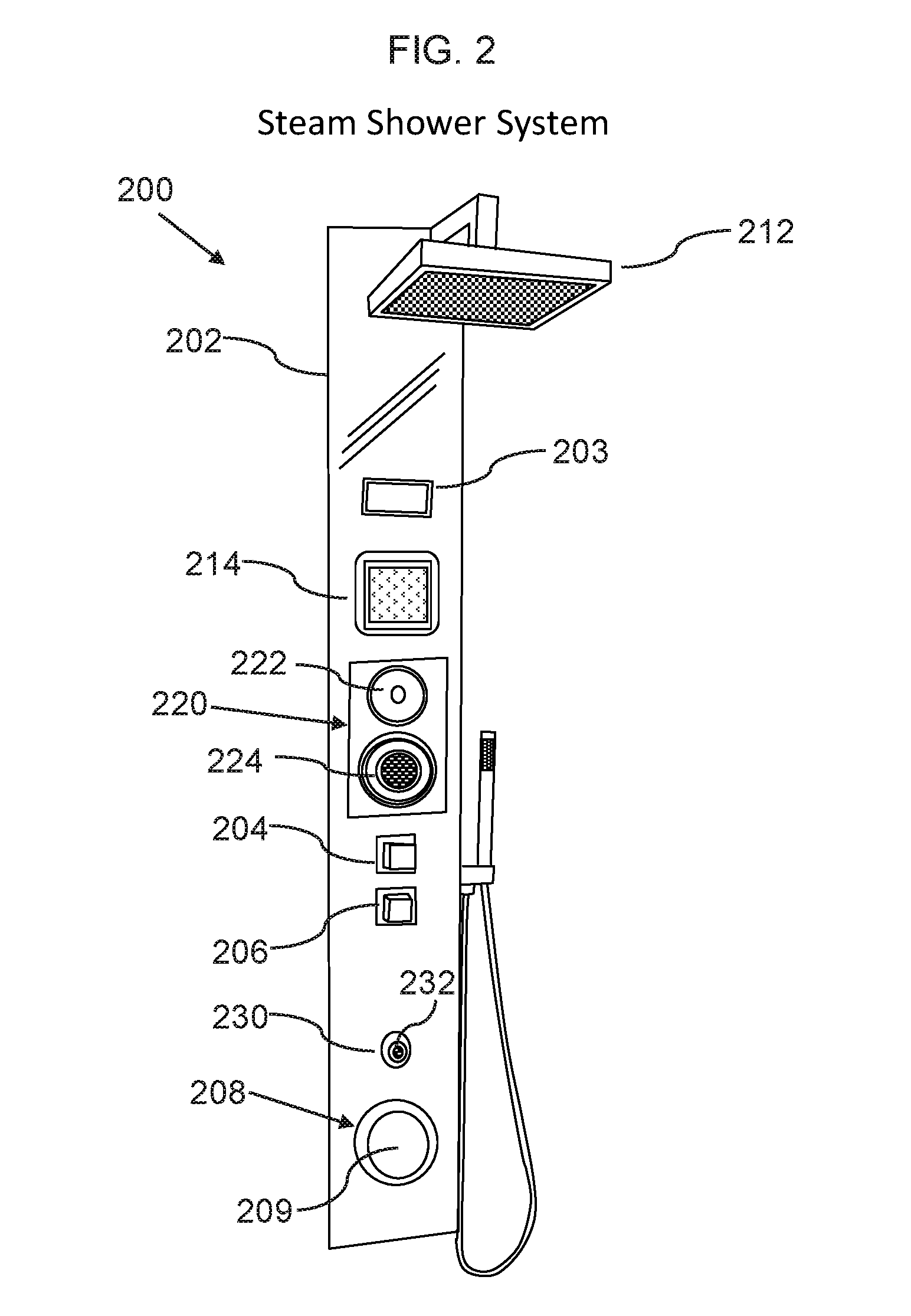 Steam shower system and device