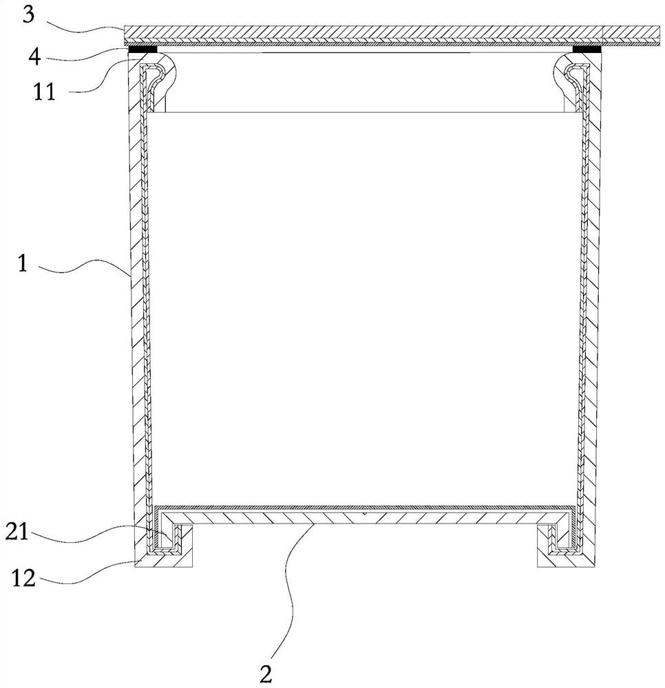 A kind of production method of tea packaging can