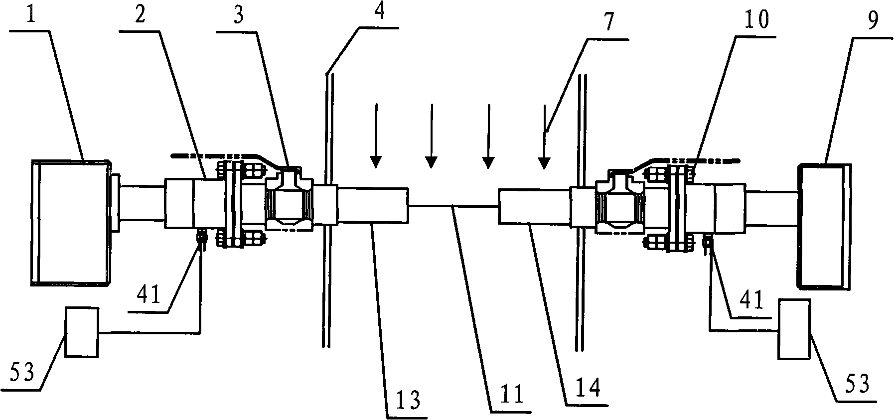 On-position type gas analysis system with on-position calibration function