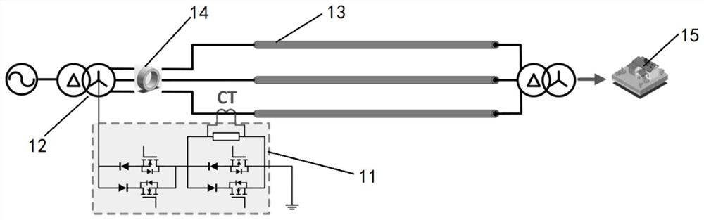 A cable condition monitoring method and device based on cable aging feature extraction