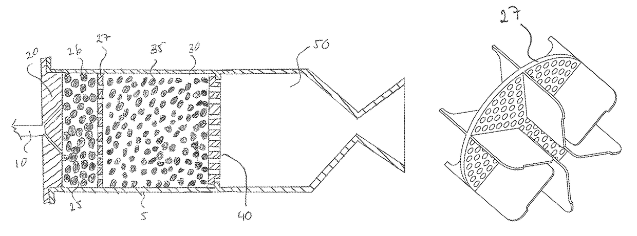 Reactor for ammonium dinitramide-based liquid mono-propellants, and thruster including the reactor