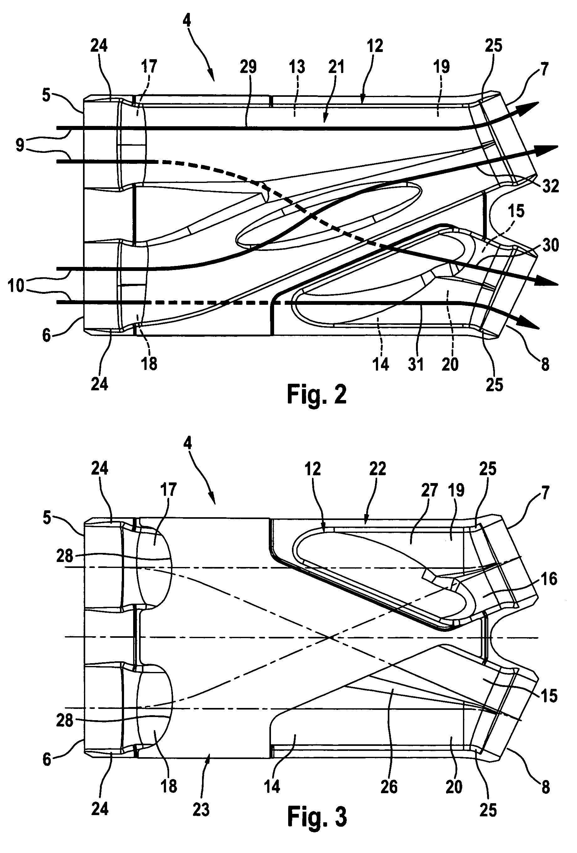 Mixing element for an exhaust gas system