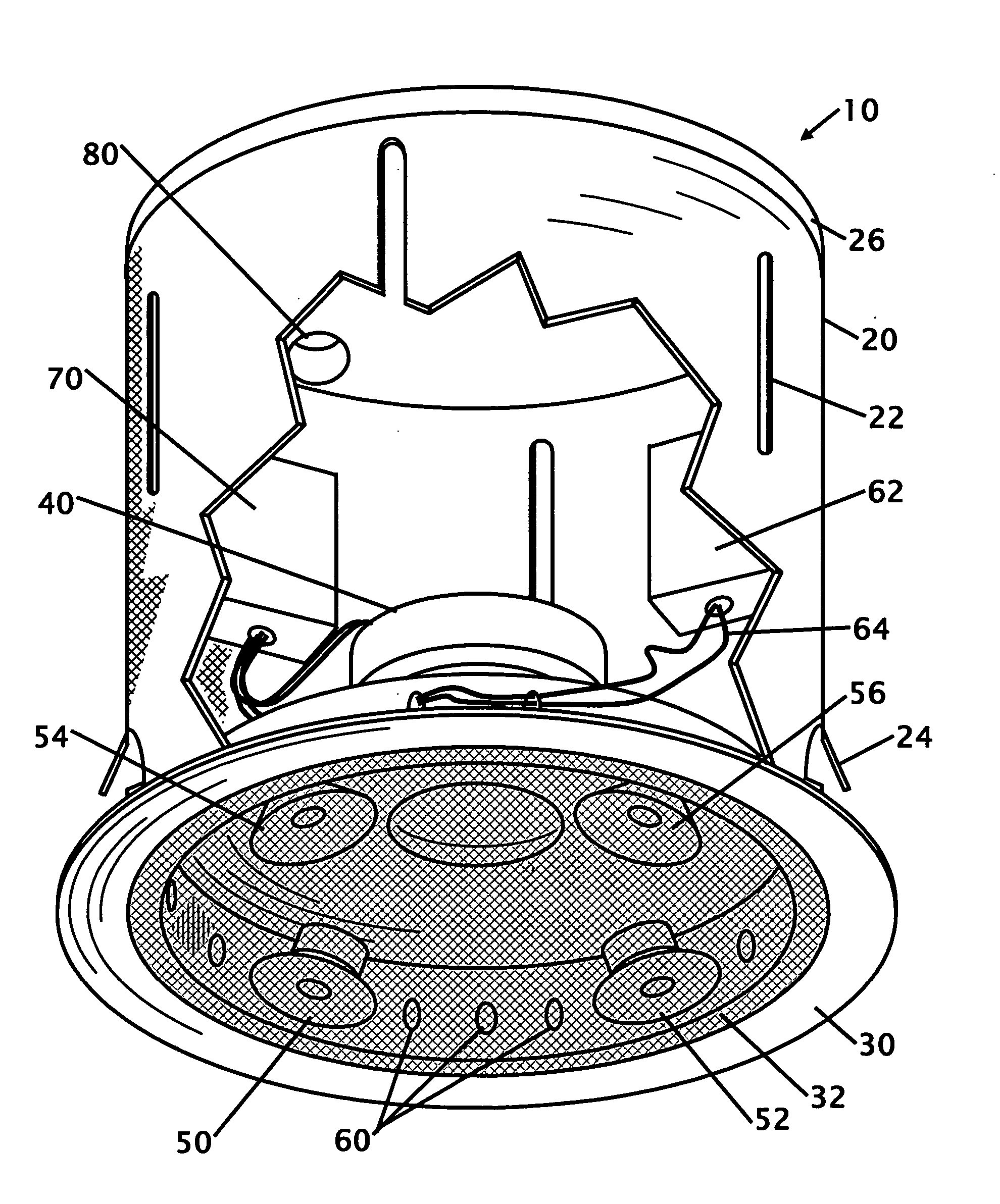 Combination speaker / light fixture