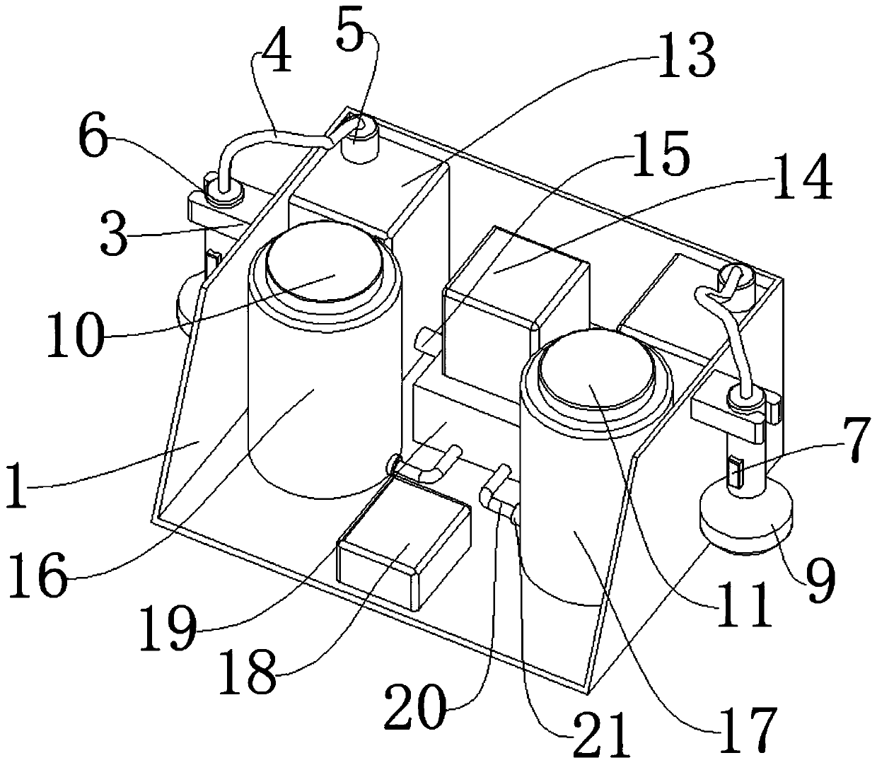 Multifunctional analgesic apparatus for treating cancer pain and treatment method by using multifunctional analgesic apparatus