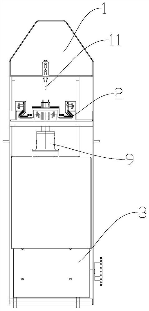 Cup water jet cutter lifting cleaning device