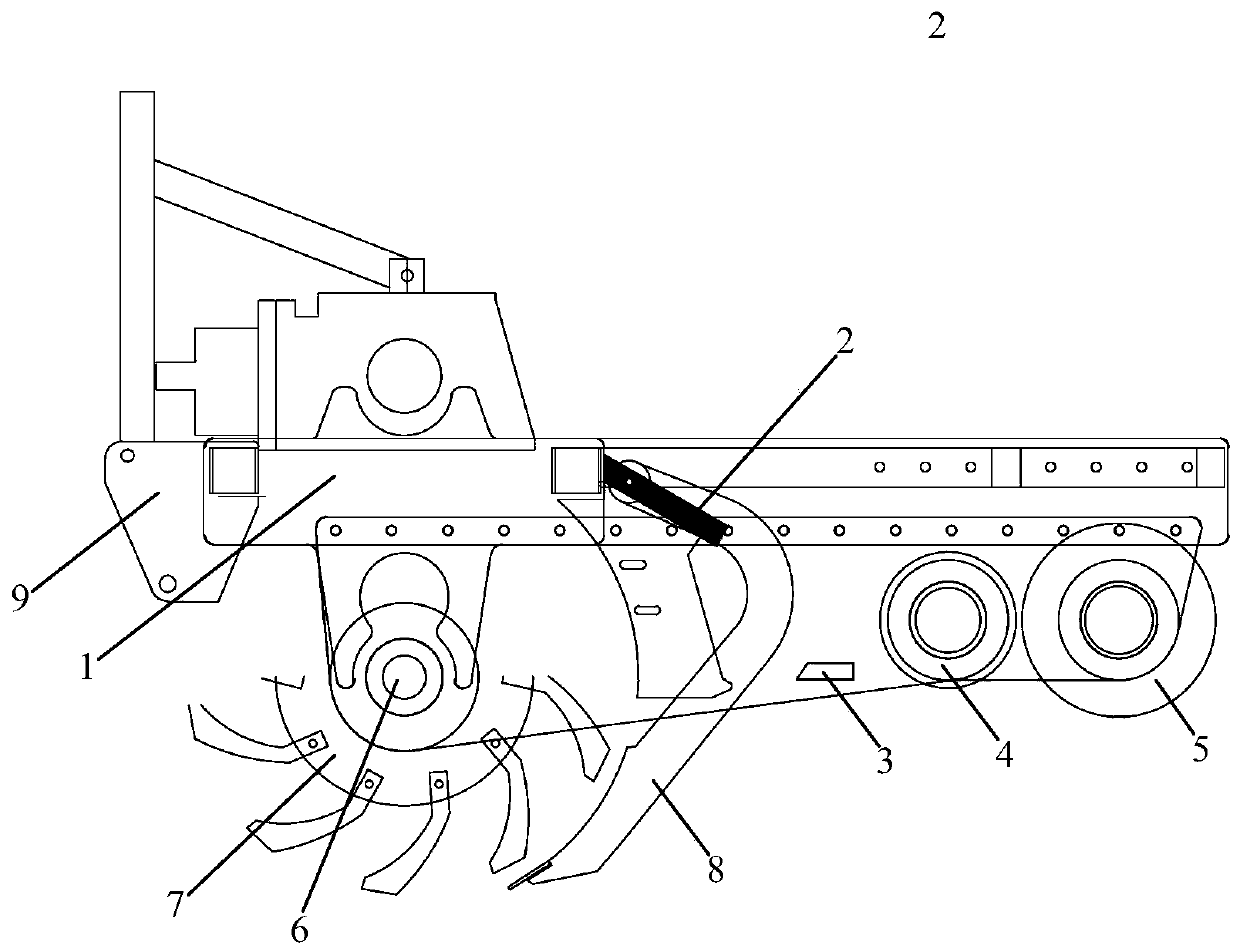 Method for cutting, intensive trenching and returning-to-field of crop straw or green manure crop and associated equipment