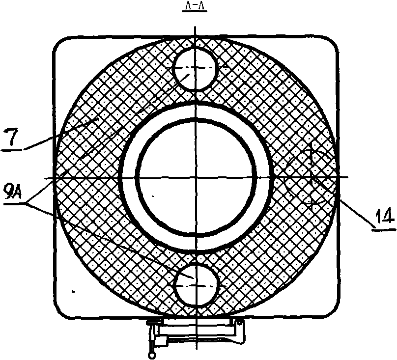 Miniature energy-saving consumption-reducing vertical bearing boiler