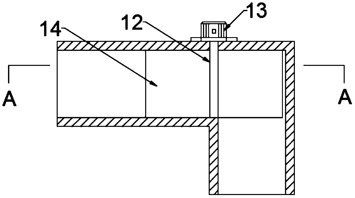 Mixing and stirring device for livestock feed