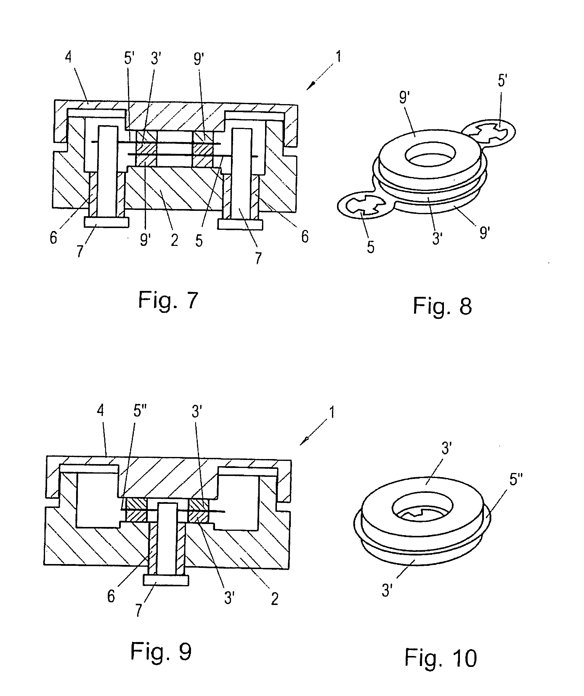 Piezoelectric pressure transducer