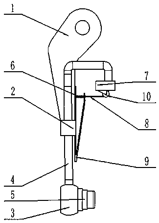 Stacking robot grabbing device for bagged cargoes