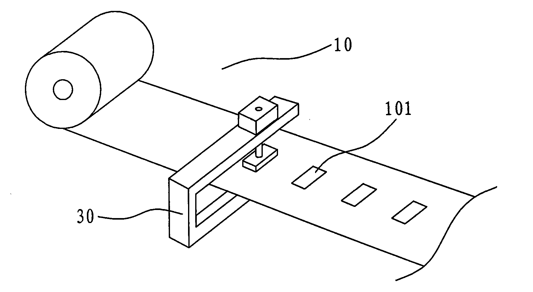 Method for manufacturing paper-plastic composite bag with window