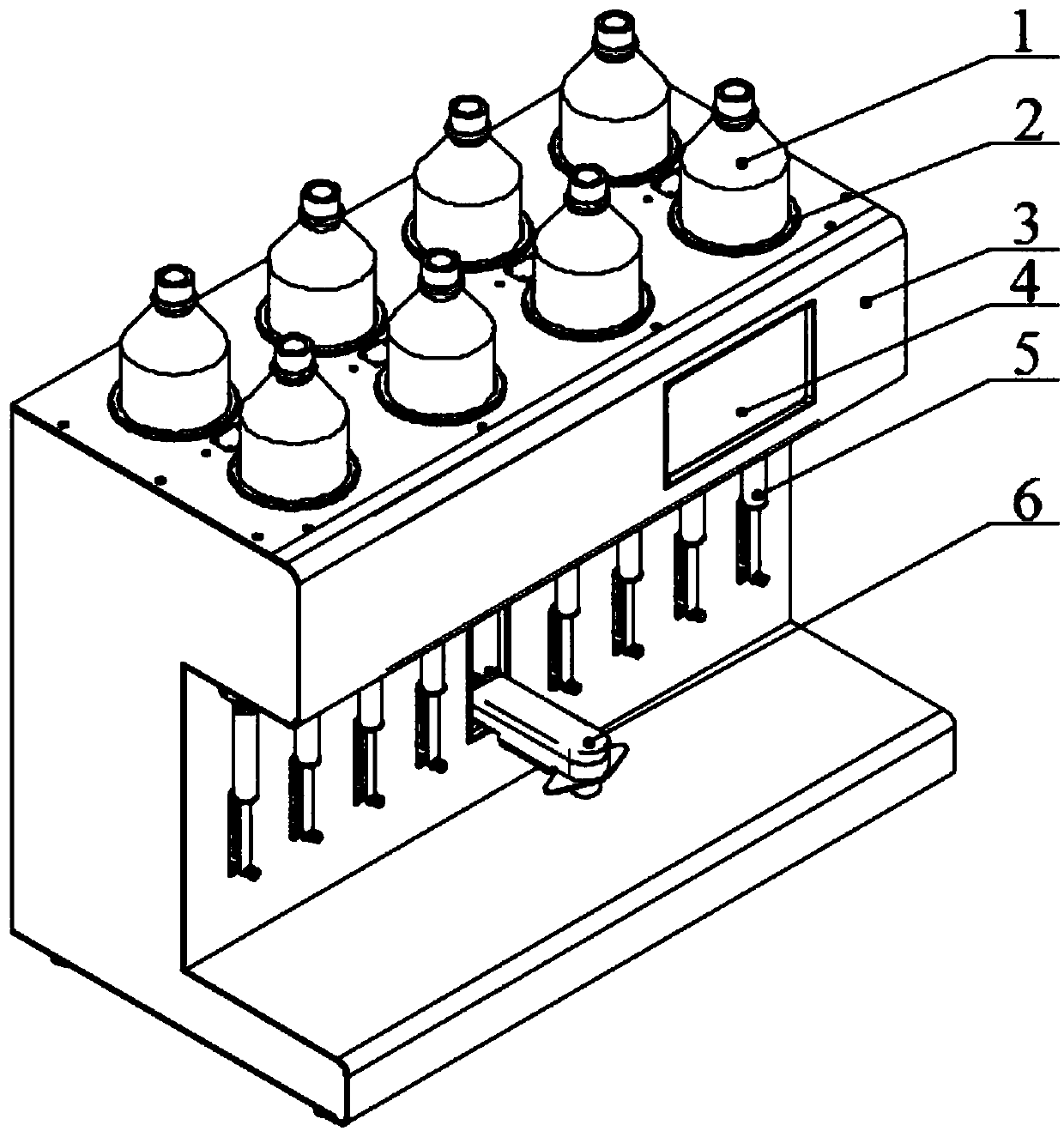 Multifunctional solution preparation device