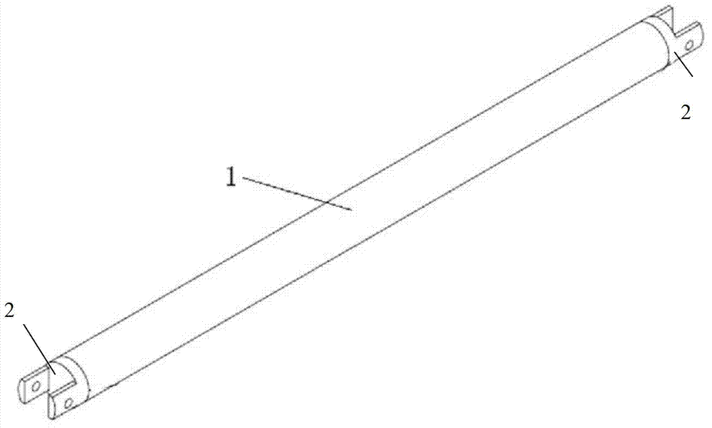 Composite-material automobile transmission shaft formed by pulling, squeezing and winding and preparation method thereof