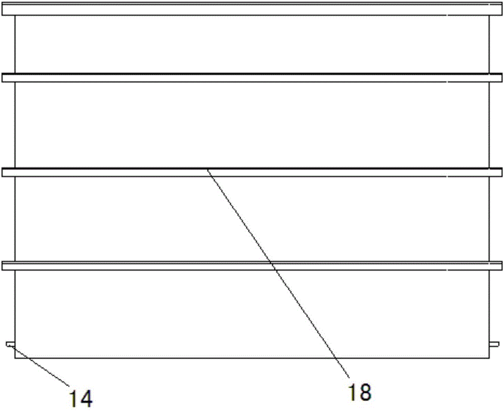 Test device and method for vertical initial motional impedance of bucket foundation