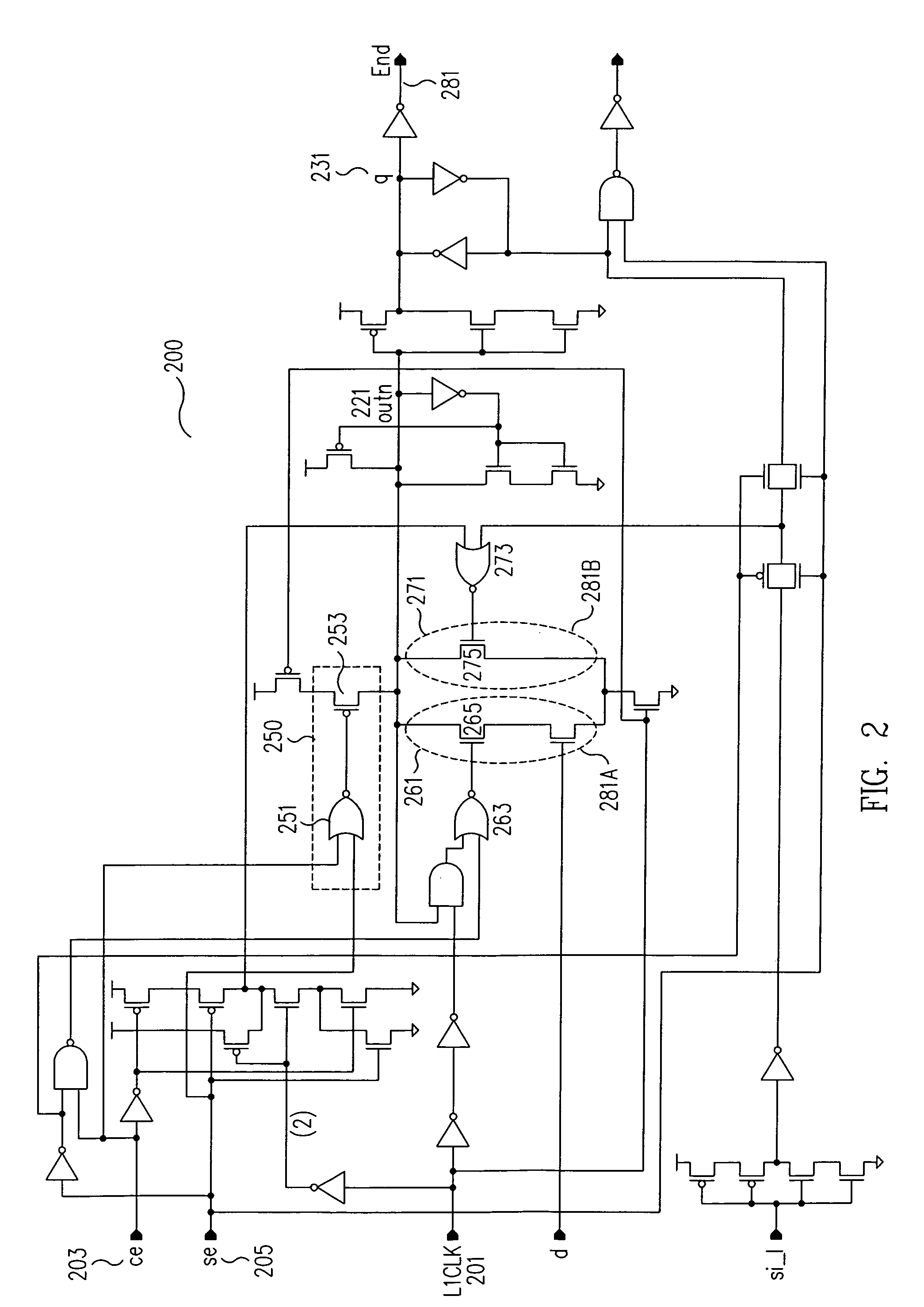 Conditional precharge design in staticized dynamic flip-flop with clock enable