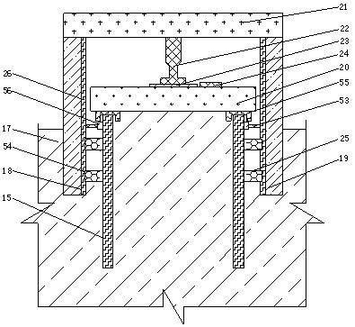 High-performance combined friction pile structure and construction method