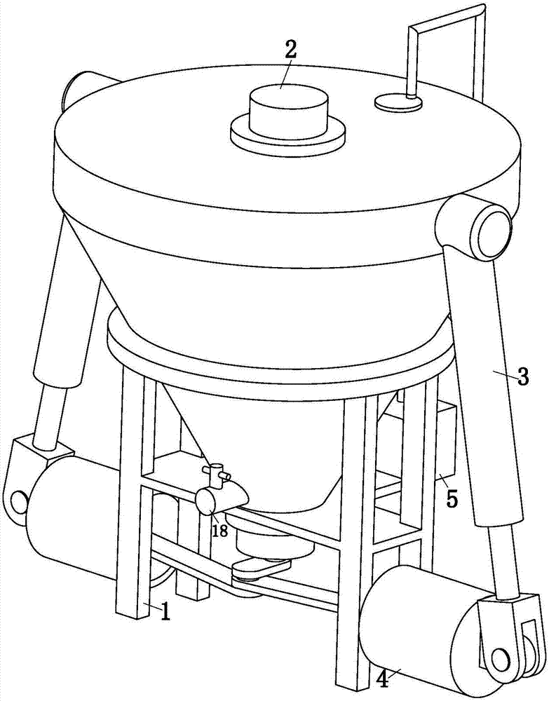 Environment-friendly efficient intelligent reaction kettle for liquid mixing reaction