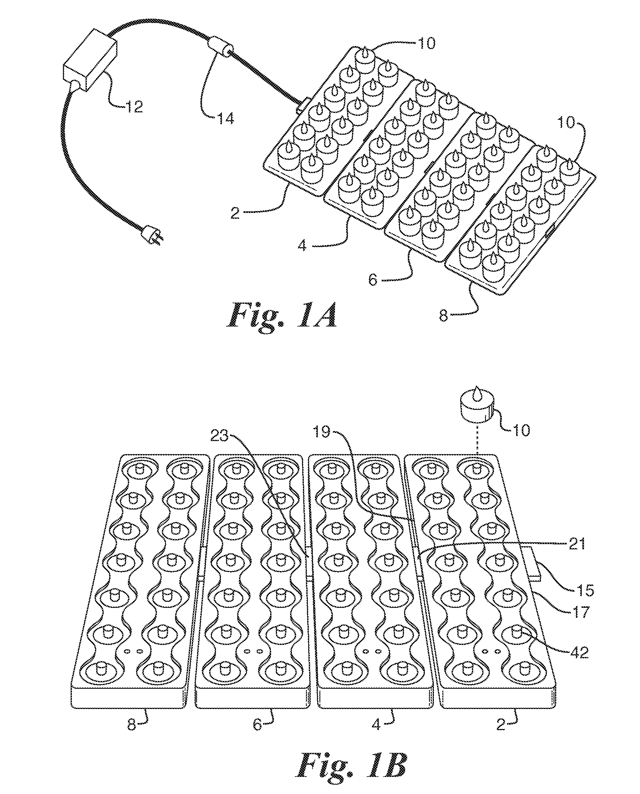 Induction rechargeable electronic candle system