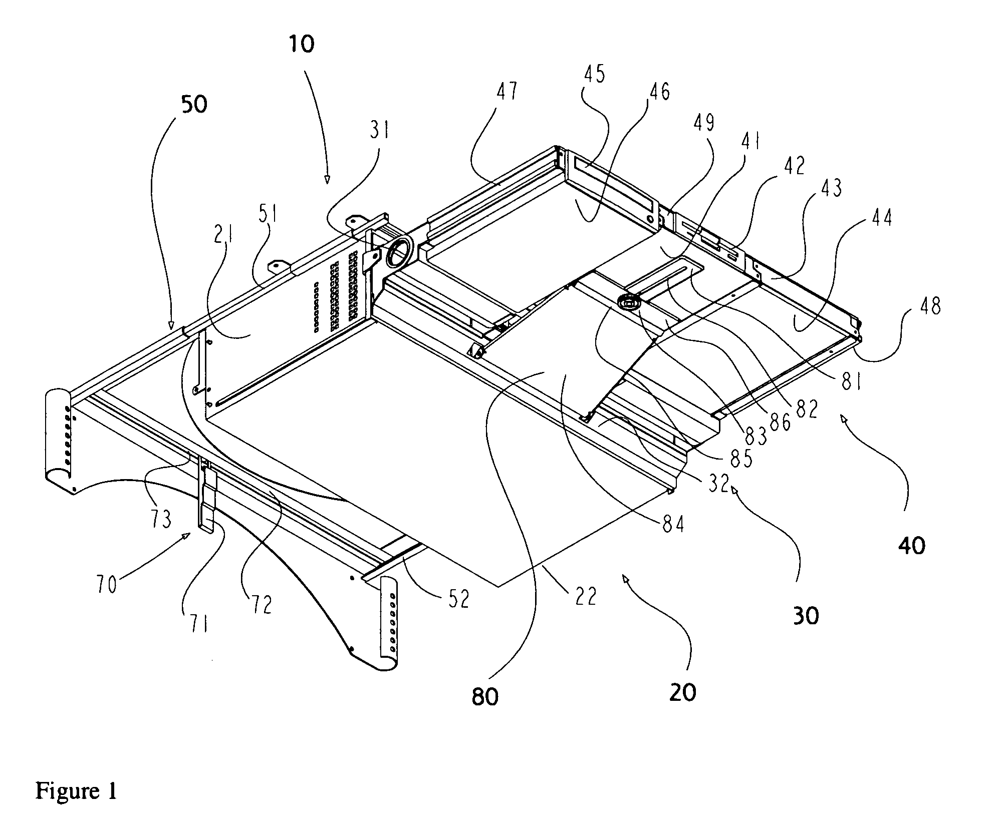 Ergonomic pull-out computer housing