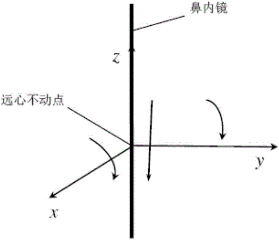 Method and system for automatically adjusting pose of nasal endoscope