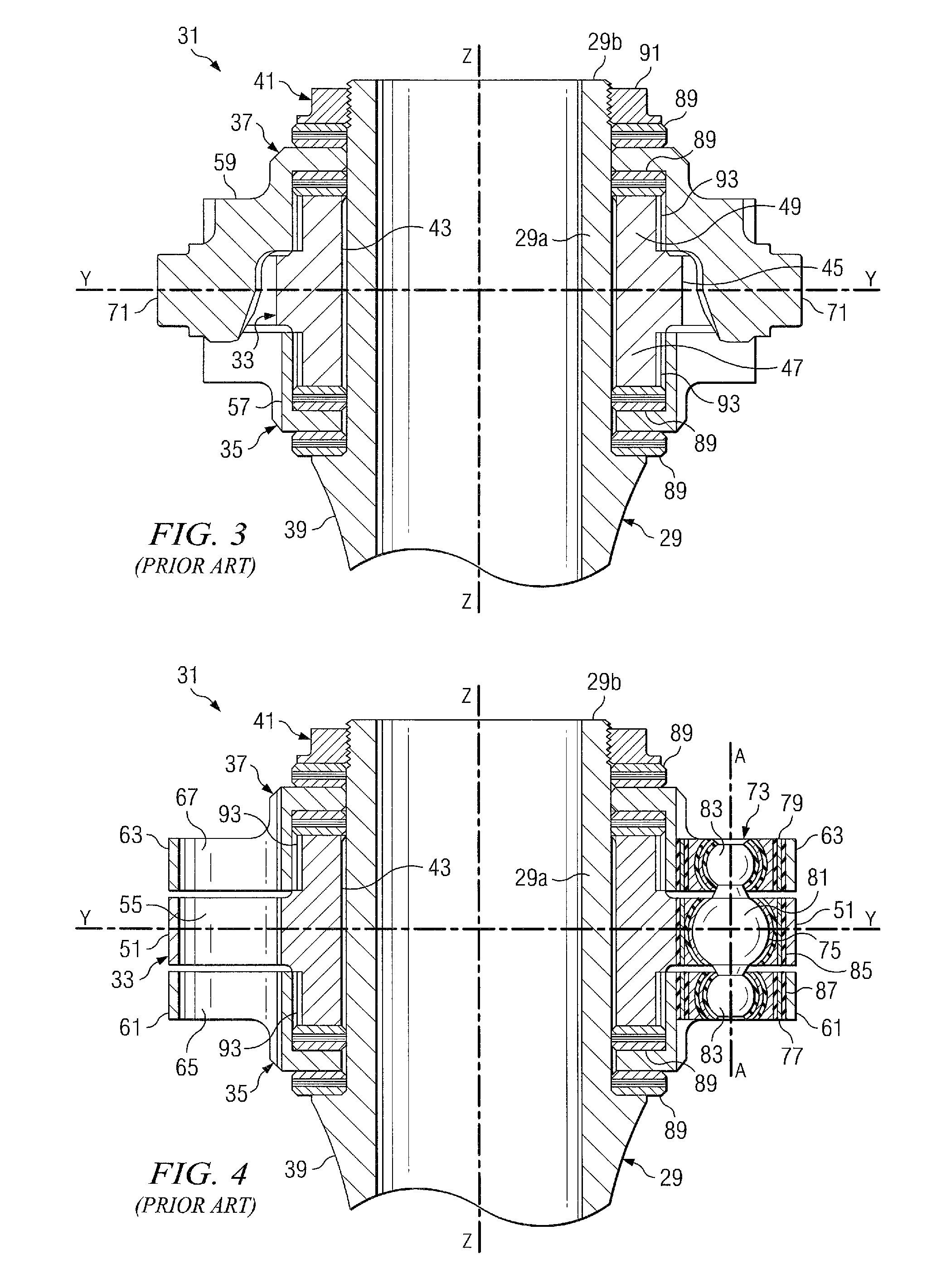 Constant-velocity drive system for gimbaled rotor hubs