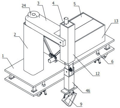 Blocking object grabbing device for municipal pipeline desilting