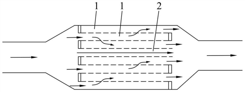 Exhaust particle filter and vehicle