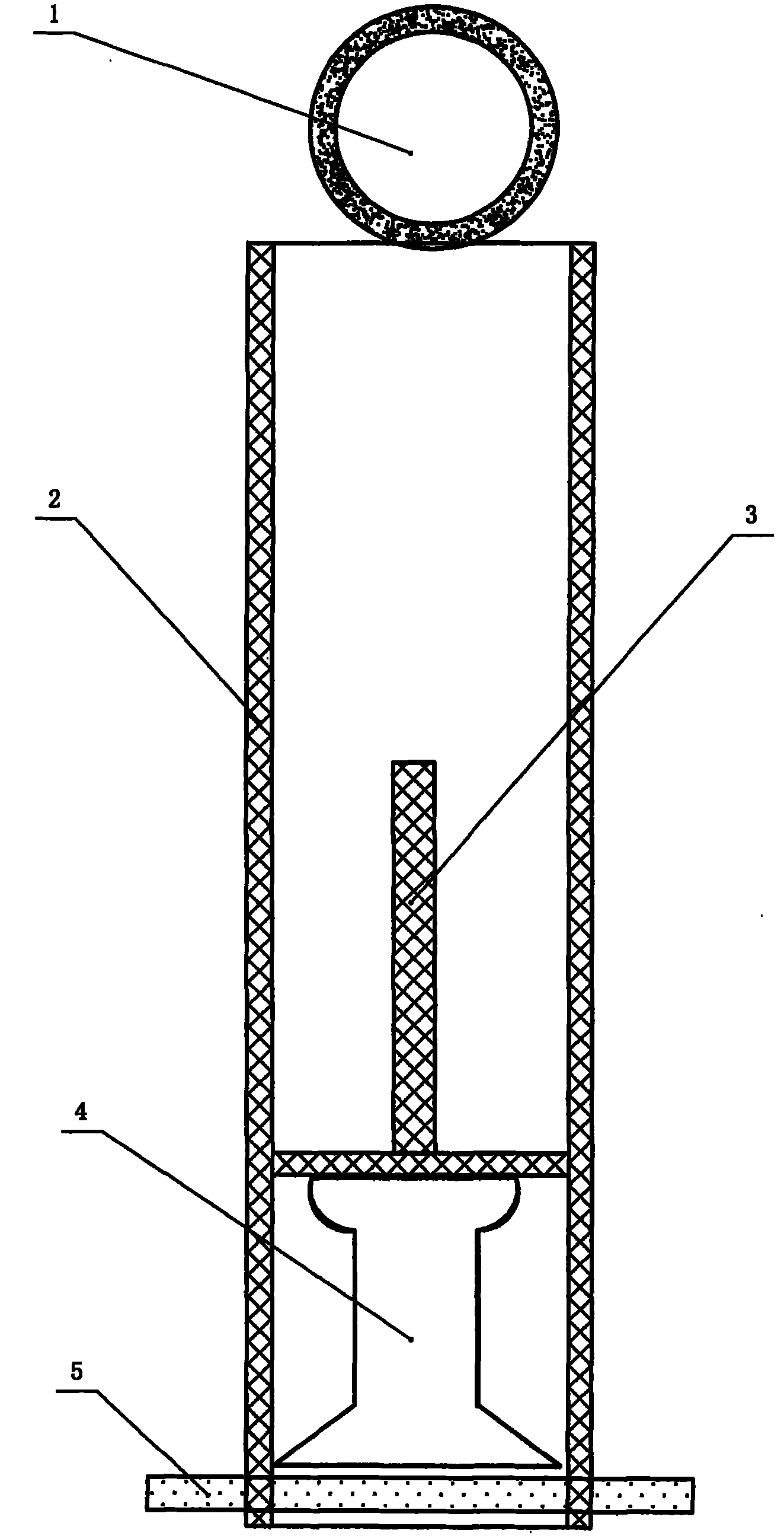 Mobile temporary guide rail automobile arrester