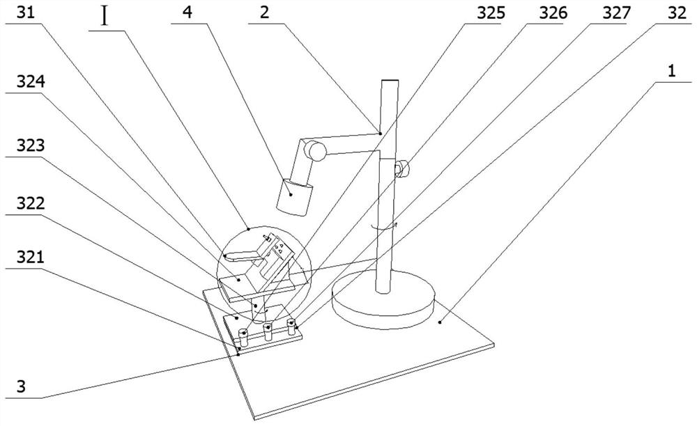 Device for testing surface temperature of PTC thermistor