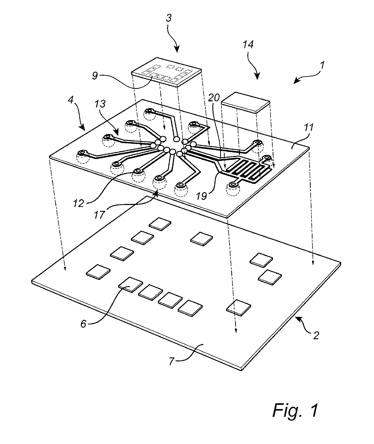 Interposer with a nanostructure energy storage device