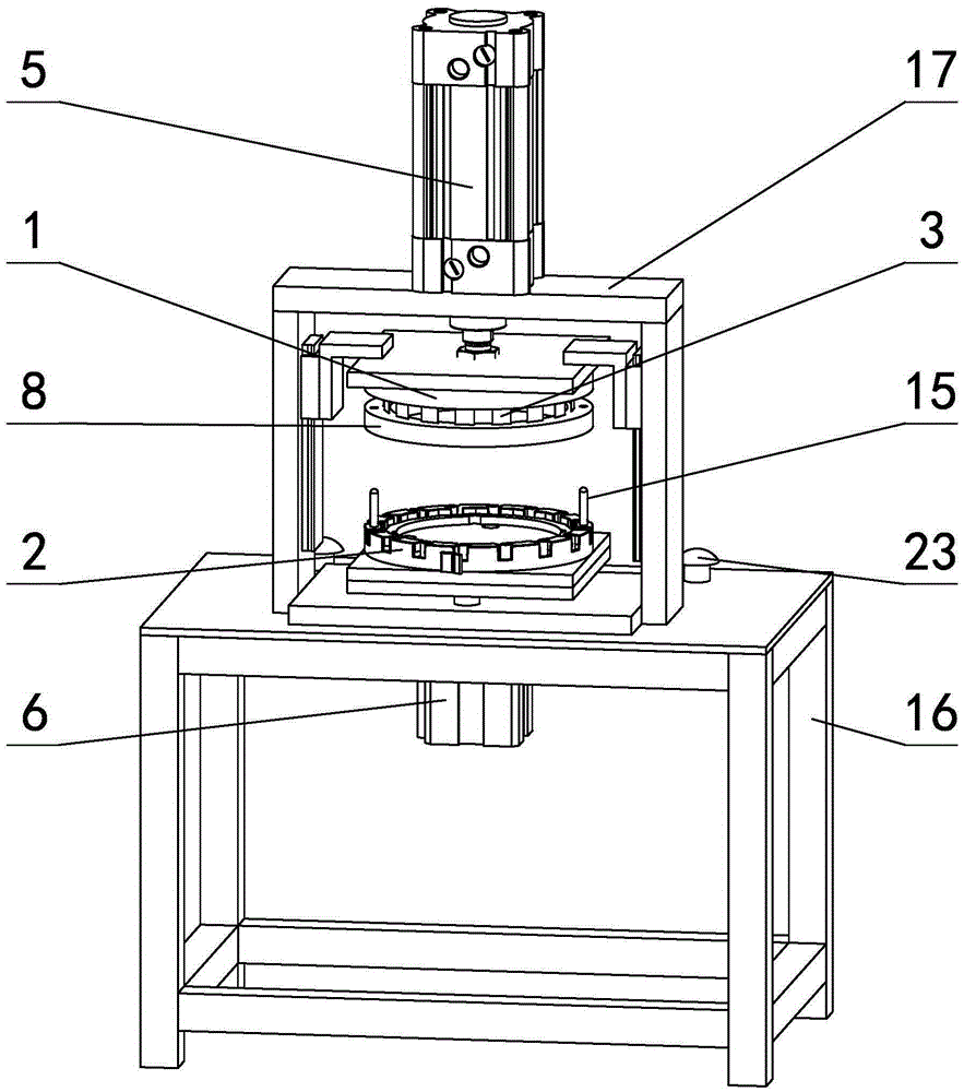 Stub bar punching device