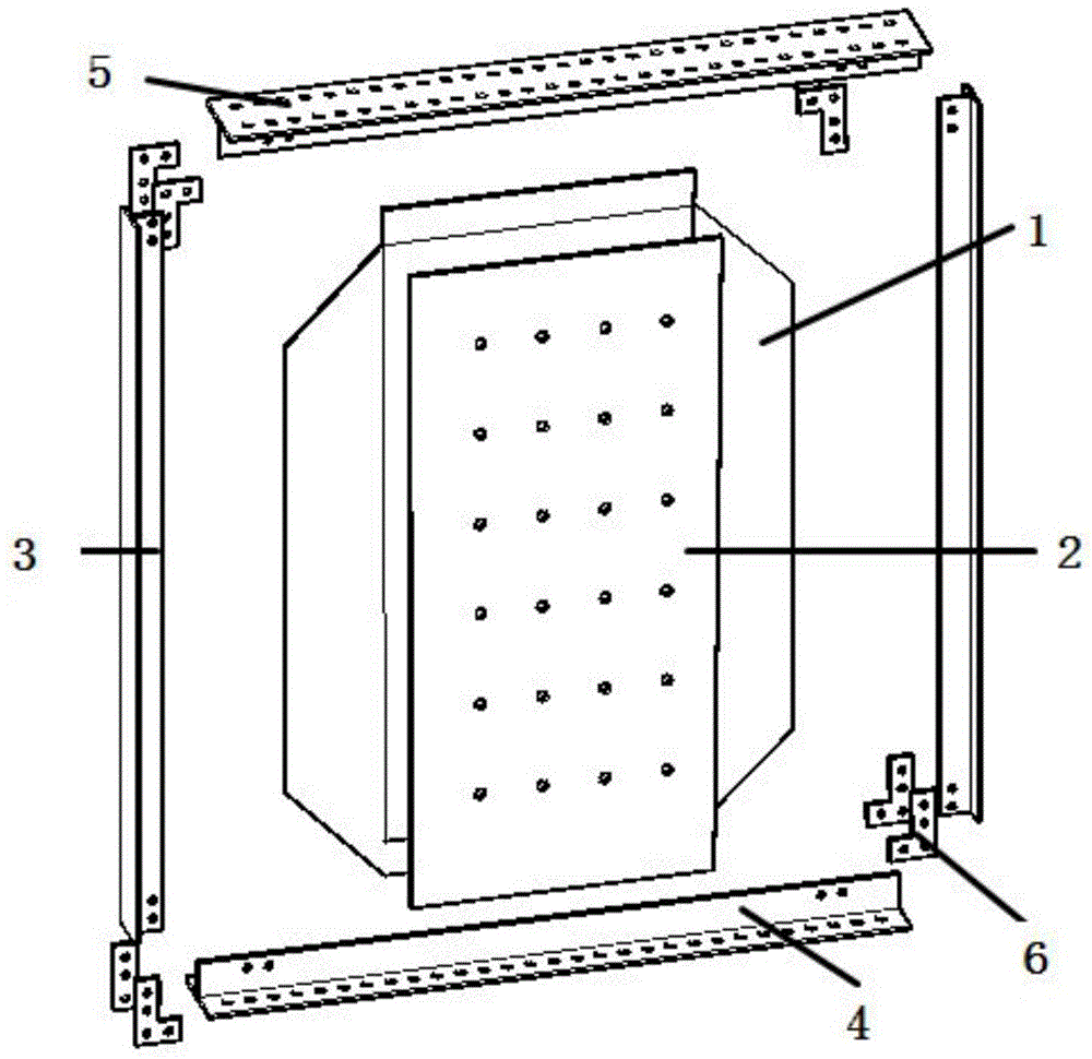 A prefabricated composite steel plate shear wall