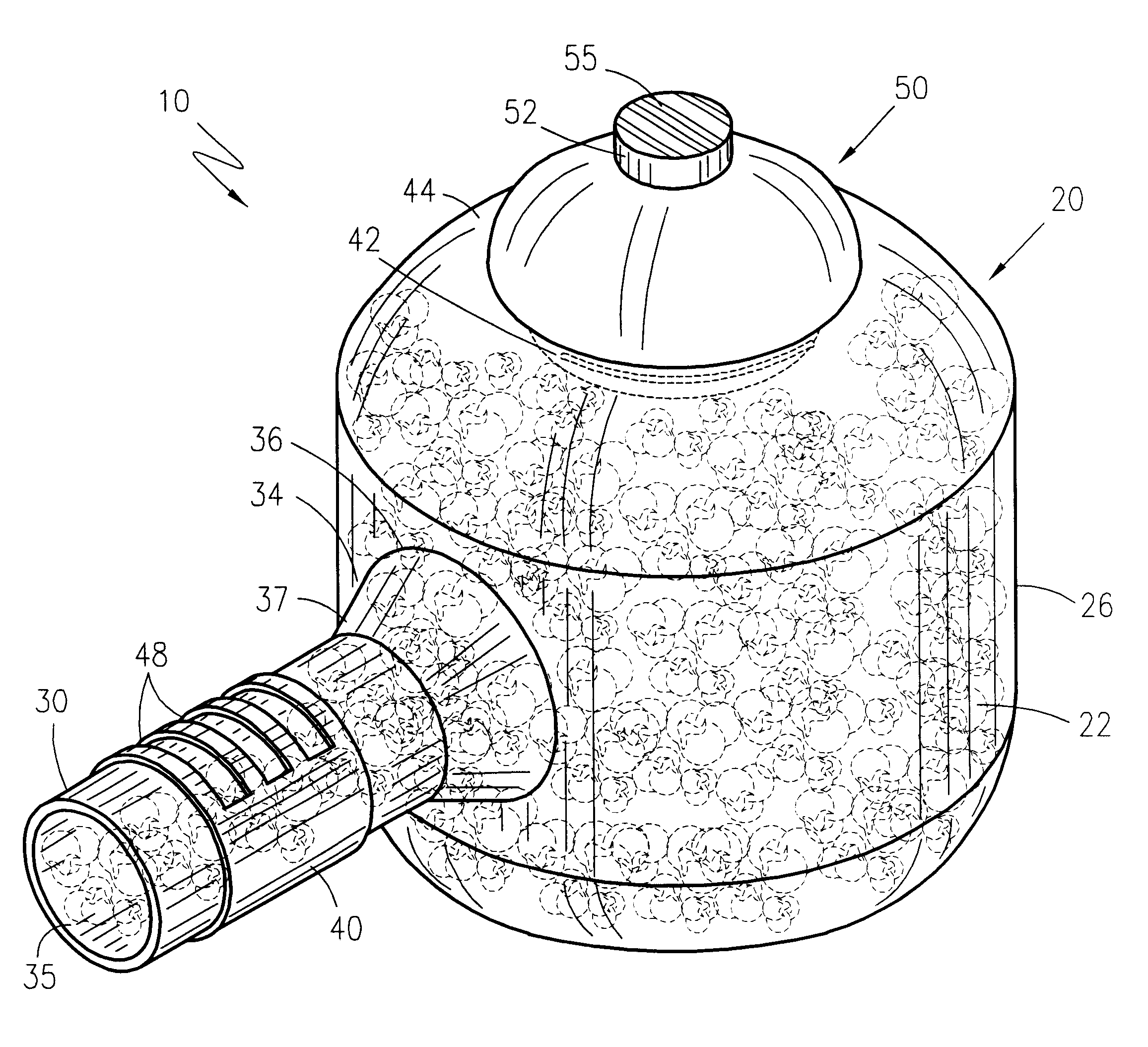 Handled, microwave popcorn service apparatus