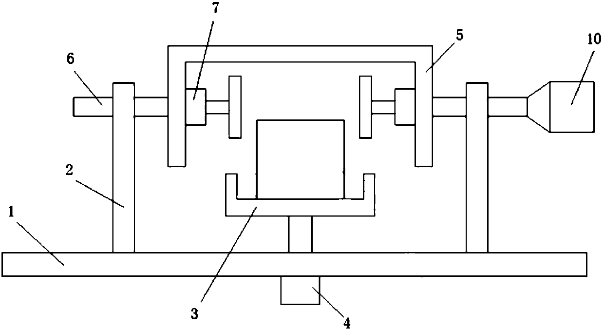 Part machining turnover device